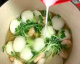 カブとエビのくず煮作り方9写真