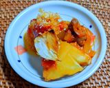 砂肝トマト煮込みとじゃがいもオーブン焼き作り方11写真