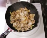 豚肉とネギの醤油炒め作り方4写真