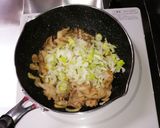 豚肉とネギの醤油炒め作り方5写真
