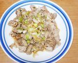 豚肉とネギの醤油炒め作り方7写真