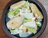 蕪と手羽の出汁煮込み作り方5写真