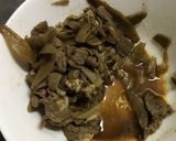 牛丼の具の残りでスタミナ中華スープ作り方1写真