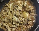 ローストチキンのソースで洋風すた丼!作り方6写真