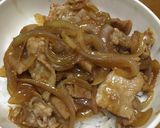 ローストチキンのソースで洋風すた丼!作り方7写真