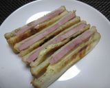 おひとりさまの厚切りハムでハムチーサンド作り方5写真