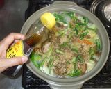 ザーサイ鍋♪簡単白菜鶏肉で作り方16写真