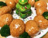 クリスマスに☆チキンライスまんまるリース作り方9写真
