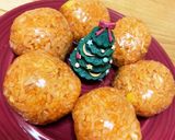 クリスマスに☆チキンライスまんまるリース作り方11写真