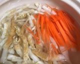 白だしで豚バラ野菜鍋作り方3写真