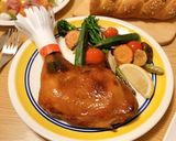 漬けて焼くだけ♩鶏モモ肉のローストチキン作り方10写真