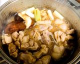 鶏もも肉で治部煮風作り方3写真
