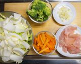鶏胸肉の野菜あんかけ作り方2写真