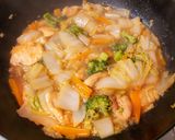鶏胸肉の野菜あんかけ作り方7写真