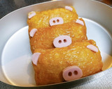 お弁当に☆いなり寿司のいのしし。時々ぶた作り方6写真