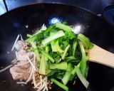 小松菜の炒めもの作り方4写真