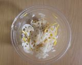 おせに料理に♪ゆず入り♡甘酢れんこん作り方3写真