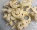 蓮根とキノコのバター醤油牛丼作り方2写真