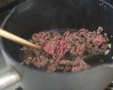 牛肉と小松菜のスンドゥブ風うどん作り方2写真