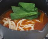 牛肉と小松菜のスンドゥブ風うどん作り方3写真