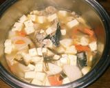 漁師飯❔ハマチ(ブリ)のアラの味噌鍋☺⛄作り方5写真