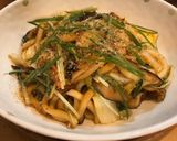 豚バラと水菜&白菜で☆和風だしの焼うどん作り方7写真