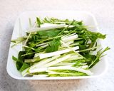 水菜・ツナ・韓国のりのサラダ　絶品だよ！作り方1写真