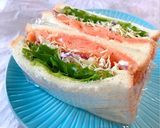 スモークサーモンマリネのサンドイッチ作り方8写真