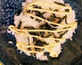 眼帯丼（ベーコンエッグ丼）作り方3写真