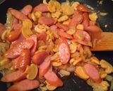 ソーセージと玉ねぎの和風パスタ作り方3写真