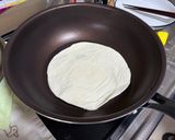 フライパン、パラタで作る♪明太子マヨピザ作り方4写真