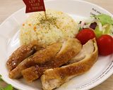 カフェ風＊チキンとガーリックバターライス作り方10写真