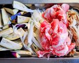 茄子肉そば作り方2写真
