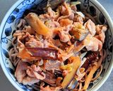 茄子肉そば作り方9写真