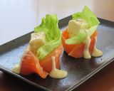 スモークサーモンのクリームチーズポテト作り方3写真