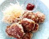 ネギ・コチュジャン【ザーサイつくねバーグ作り方6写真