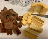 切って盛るだけ☆バウムクーヘンのパフェ風作り方3写真