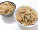 我が家の定番！山菜炊き込みご飯作り方8写真