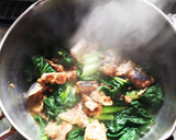 ちぢみ菜とサバ味噌缶・これっきり煮作り方4写真
