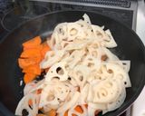 れんこんのきんぴら炒め作り方3写真