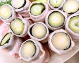 ねぎと海苔の豚巻き鍋作り方3写真