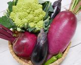 カラフル野菜のペペロンチーノ作り方1写真