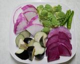 カラフル野菜のペペロンチーノ作り方2写真