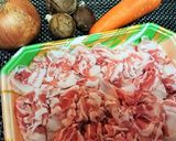 野菜が苦手なお子様にも【豚しゃぶカレー】作り方1写真