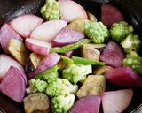 カラフル野菜のペペロンチーノ作り方8写真