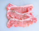 チーズ入り肉巻き俵型おにぎり作り方6写真