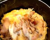 余ったチキンで親子丼作り方5写真