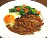 豚しゃぶ肉のグリル唐辛子ウスターソース　作り方4写真