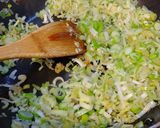 ねぎショウガ炒め飯。作り方2写真