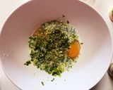 残り物セロリ葉のオムレツ作り方3写真
